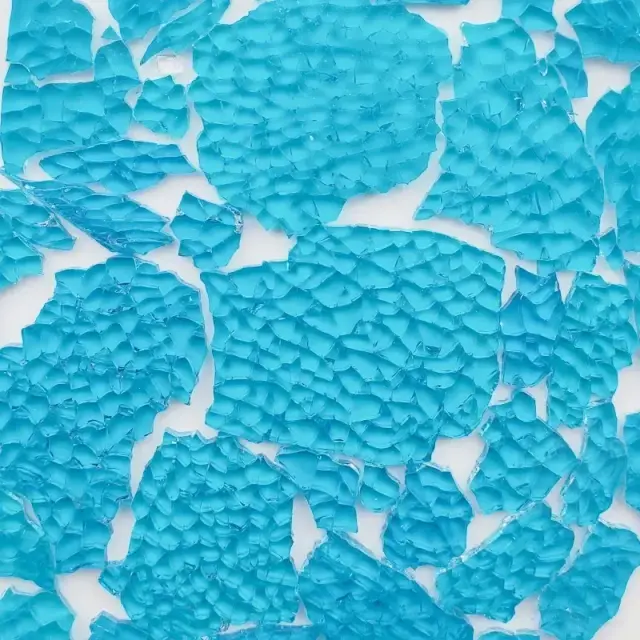 Mosaico de Telhas de Vidro e Espelho Translúcido para Artesanato DIY - 85g de Peças de Vidro Quebrado