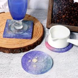 Kit de moldes de resina de silicone, 24 peças, moldes de resina epóxi incluindo esfera, cubo, pirâmide, quadrado, redondo, usado para criar arte, faça você mesmo - Image 4