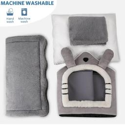 Indoor Soft Pet Tent House, Dog Kennel, Cat Bed com almofada removível, Warm, Small Medium and Large Pets - Image 6