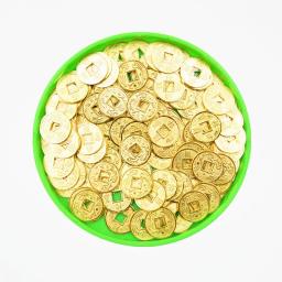 Novo 10/30 pçs 14mm/20mm ouro chinês antigo feng shui sorte moeda boa fortuna dragões antigo dinheiro da riqueza para o presente da coleção - Image 6