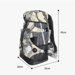 Moda ao ar livre sacos unisex profissional patins mochila esportes ao ar livre mochila durável multi-bolso sacos de esportes masculinos - Image 6