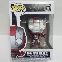Pop! Marvel Homem de Ferro (Marca 5) Figuras de Ação Funko Pop # 1474 modelo brinquedos colecionáveis bobblehead vinil figura boneca presentes - Image 2