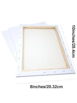 Bview Arte 8x10 "Polegada 100% Algodão Artista Placas de Lona Primer Branco Esticada Lona Para Pintura, Acrílico Derramando, Tinta A Óleo - Image 3