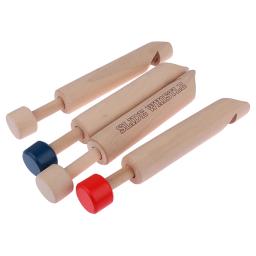 Flauta de madeira Push Pull para crianças e adultos, apito de madeira Slide, instrumentos brilhantes, amantes da música, treinamento vocal, 1pc - Image 1