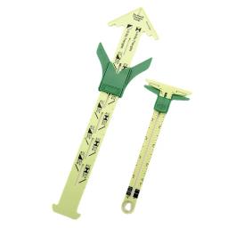5-IN-1 Régua Patchwork Ferramentas De Costura Home Tailoring Kit Régua Tailor Corte Seam Allowance Medição Marcação Deslizante Guage - Image 2