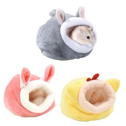 Velvet Hamster Cage Hammock para pequenos animais de estimação, roedores, cama, casa suprimentos, ninho quente, dormir suprimentos, cobaias, furão, coelho - Image 2