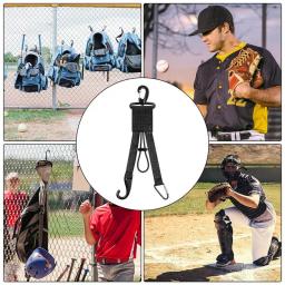 Prático Baseball Gear Hanger, luvas Clips, suporte do bastão, gancho leve do saco, gancho da engrenagem do basebol - Image 4