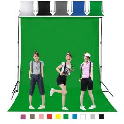Fundo de fotografia pano de fundo suave musselina algodão tela verde chromakey cromakey pano de fundo para estúdio foto vídeo - Image 1