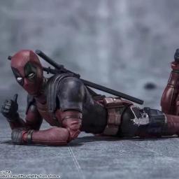 Shf Figura Anime Deadpool, Figuras de Ação X-Men, Estátua em PVC Gk, Modelo Estatueta, Coleção Boneca, Decoração do Quarto, Brinquedos de Mesa, Presente, 16cm - Image 5