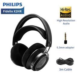 Philips fidelio x2hr fone de ouvido para jogos com fio de alta fidelidade com microfone som estéreo protetores de orelha de camada dupla para jogos de música de computador - Image 1