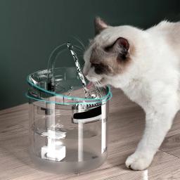 1-6 elementos de algodão do filtro da substituição da fonte de água do gato dos pces ativado para gatos cães pet beber acessórios do alimentador automático da bacia - Image 4