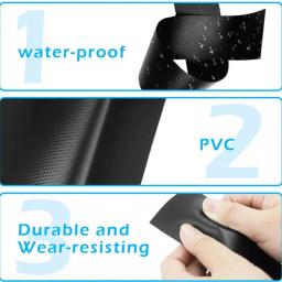 Kit de remendo de caiaque inflável barraca impermeável Patches de canoa 2 raspadores incluídos Kit de reparo de caiaque Brinquedos infantis 5 peças por conjunto - Image 4