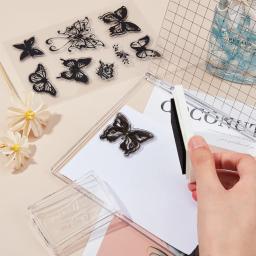 Ferramenta de estampagem de acrílico para cartão fazendo Scrapbooking, posicionamento perfeito carimbo, selos claros, Scrapbook Craft, DIY - Image 3