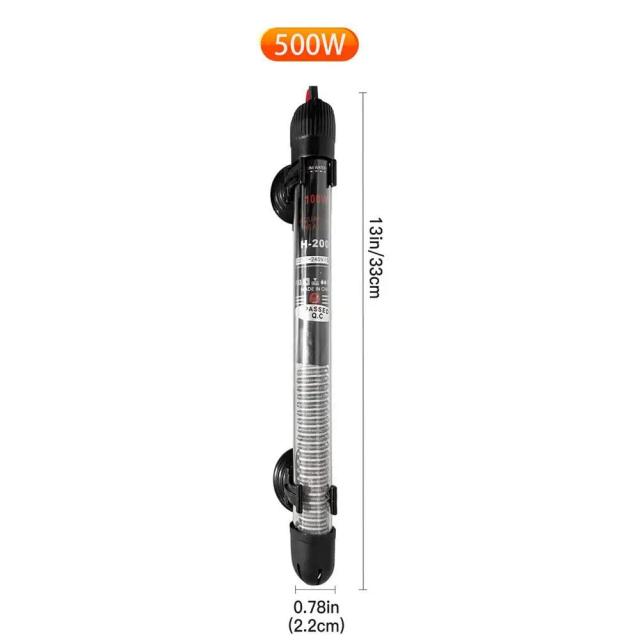 Aquecedor Submersível para Tanque de Peixes com Temperatura Ajustável e Constante