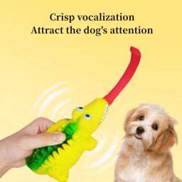 Látex Squeaky língua brinquedo para animais de estimação, dentes limpos, crocodilo, aperto vocal, divertido, alívio do estresse, gatos e cães suprimentos, novo - Image 2