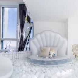 Sofá inflável para festa temática de piscina, layout de cena, decoração de casamento, chuveiro de bebê, festa de aniversário ao ar livre - Image 2