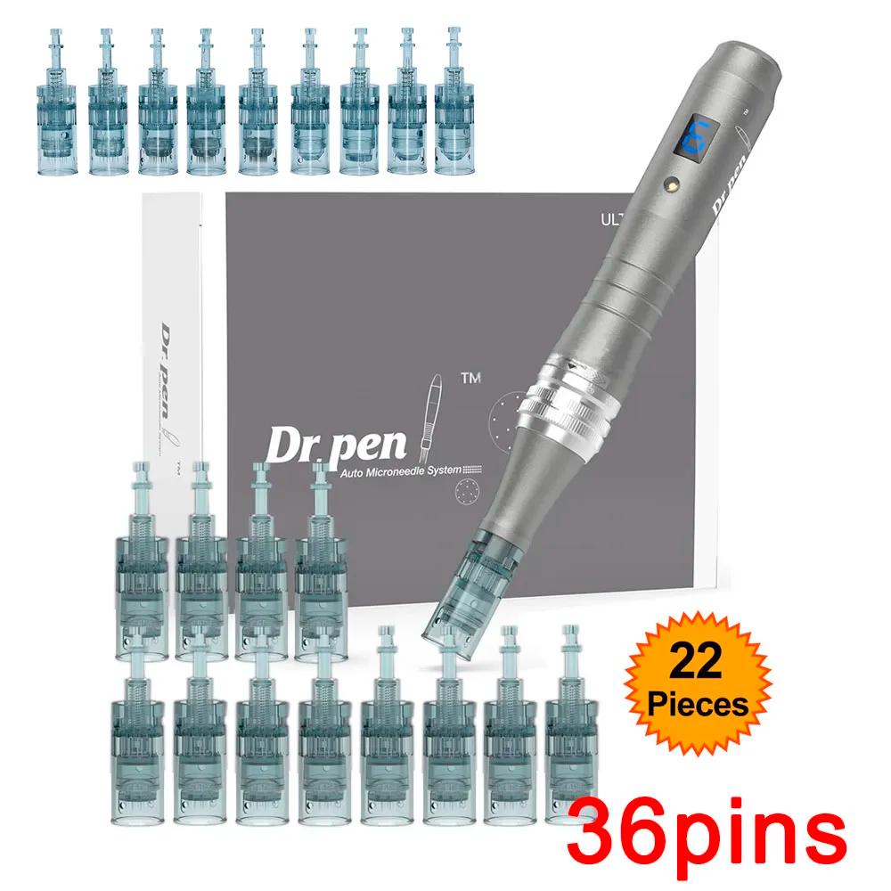 Dr. pen-Ultima M8 Sem Fio Derma Microneedle Pen, Skincare Kit, MTS Tratamento, Uso Profissionais, Beauty Machine, 22 Cartucho - Image 1