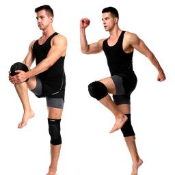 Joelheiras protetoras para homens e mulheres, manga de compressão para voleibol, basquete, corrida, futebol, corrida, ciclismo, 1 par - Image 4