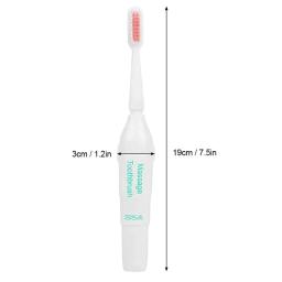 Escova de dentes elétrica multi-angular para pet, cão e gato escova de limpeza, Bad Breath Teeth Care Tool, 2 cabeças de escova - Image 2