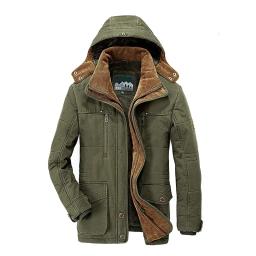 Jaqueta longa de caxemira masculina, parka masculina, casacos quentes, roupas engrossadas,-30 ℃, 7XL, alta qualidade, moda, inverno, 2024 - Image 5