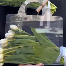 Sacolas embrulho presente acrílico com alças, sacolas reutilizáveis ​​para despedida solteira, dama honra, - Image 4