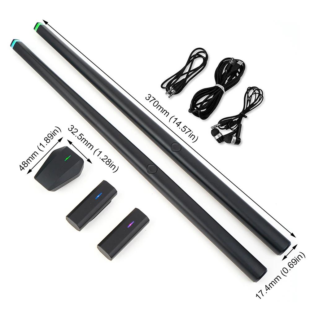 Kit de Bateria Somatossensorial com Console de Controle para Iniciantes, Baquetas Eletrônicas Ar, Bateria Música Profissional, Instrumentos Musicais - Image 1