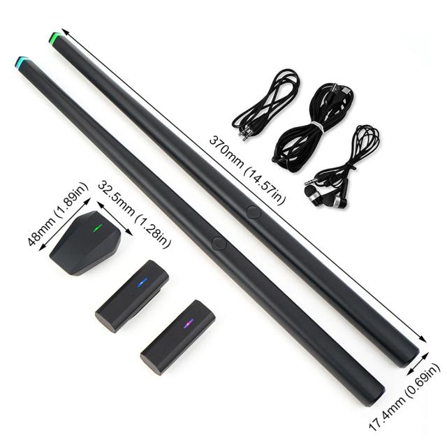 Kit de Bateria Somatossensorial com Console para Iniciantes: Baquetas Eletrônicas e Música Profissional