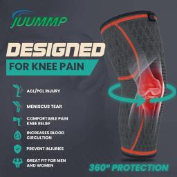 1 par de fitness correndo joelho suporte cintas elástico náilon esporte compressão joelho almofada manga para basquete voleibol ciclismo - Image 4