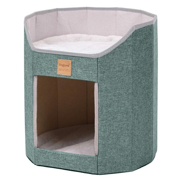 Cama Portátil para Gatos: Caverna Confortável e Anti-arranhões para Seu Gatinho Dormir Feliz