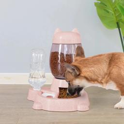 Alimentador automático do animal de estimação para cão e gato, tigela, comida e água dispensador, grande capacidade, alimentação recipiente suprimentos, 2.2L - Image 5