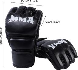 Luvas de Boxe Kick para Homens e Mulheres, PU, Karatê, Muay Thai, Luta Livre, Treinamento MMA Sanda, Adultos, Equipamentos Infantis - Image 5