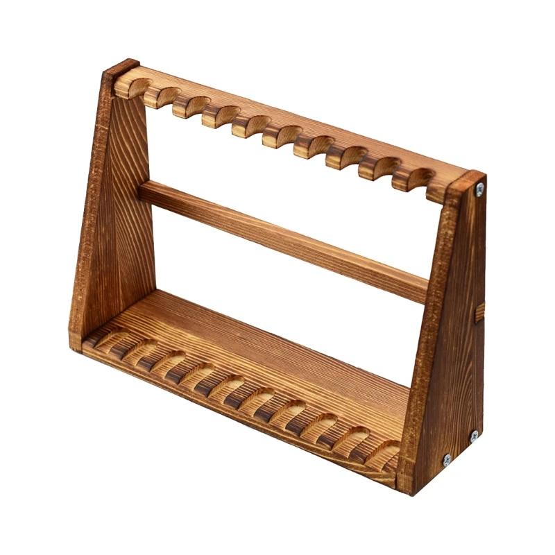 Suporte katanas, suporte samurais, rack exibição, suporte exposição dez buracos, - Image 1