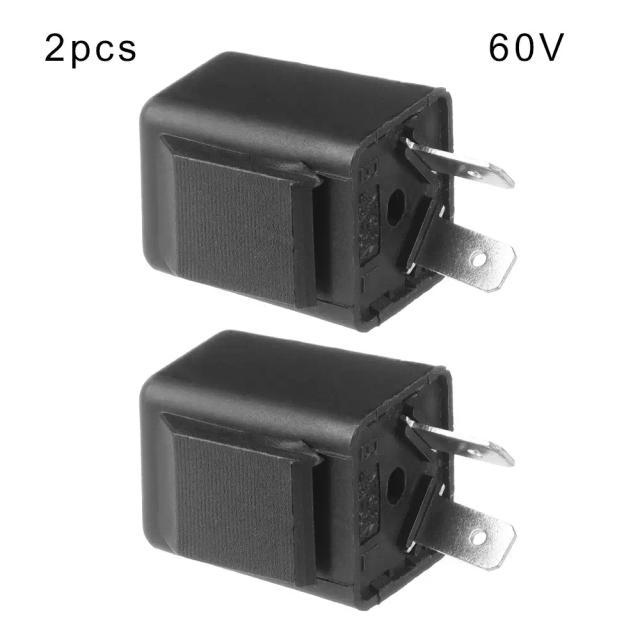 Indicador Elétrico de Pisca-Pisca para Triciclo - Acessório com 2 Pinos, 60V, Sinal de Giro e Campainha
