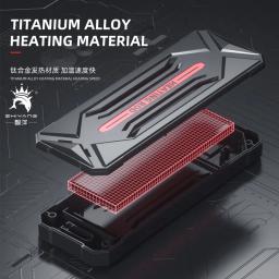 Alta potência tanque de peixes aquário display digital controle externo haste de aquecimento termostato automático em tempo real aquecedor de exibição de energia - Image 2