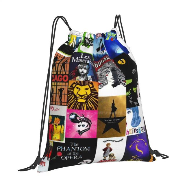 Mochila Unisex para Estudantes de Música: Ideal para Teatro, Shows e Broadway