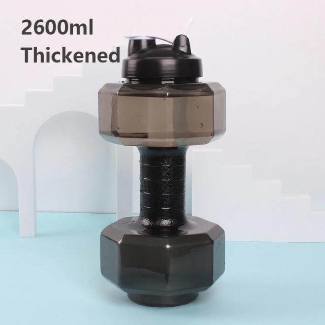 Garrafa de Água Haltere para Fitness e Ciclismo, 500 ml e 2600 ml, Ideal para Uso Interno e Externo