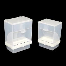 Alimentador automático à prova de respingos do pássaro Recipiente removível Gaiola de papagaio Pele de tigre estorninho Acessórios Peony 1 pc - Image 6