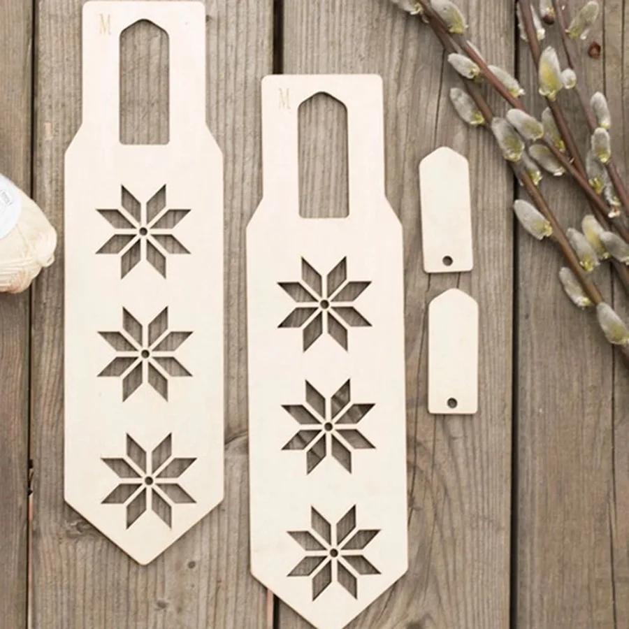 Modelos De Quilting De Madeira Para Luvas, Ferramenta De Tecelagem, Moldes De Exibição, Suporte, DIY, 2Pcs por Conjunto - Image 1