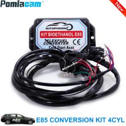 Conversor de bioetanol E85 4 cilindros Kit de conversão automática Alternativa de etanol Flex Fuel com Cold Start Asst. biocombustível e85, carro de etanol - Image 1