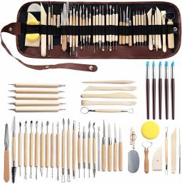 Kit de ferramentas cerâmica esculpindo argila para escultura, ferramenta cerâmica para modelagem, kits de ferramentas para modelo de forno de cerâmica - Image 1