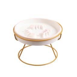 Cerâmica levantada Pet Bowl, Comida e água deleites para gatos e cães, Alimentação ao ar livre Suprimentos, Beber acessórios, Doggie Cat Stand Bowl - Image 6