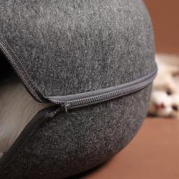 Dupla Utilização Túnel Jogo Interativo Brinquedo, Donut Cat Bed, Indoor Kitten Equipamentos Esportivos, Cat House, Pet Training House - Image 6