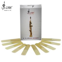 Slade-Professional saxofone palhetas, Reed Soprano, Sax palhetas, instrumentos de sopro peças e acessórios, força 2,5, 10pcs - Image 1