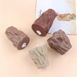 Árvore coto forma molde de vela silicone 3d artesanal artesanato aromaterapia vela soja cera molde artesanato presente que faz suprimentos - Image 6