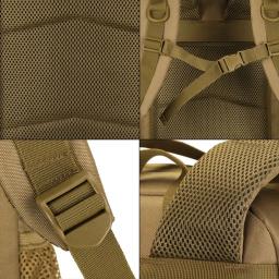 Mochila tática impermeável para homens, mochila de ombro de treinamento, caça, acampamento, campo, sobrevivência, bolsa mole multiusos, 30L - Image 6