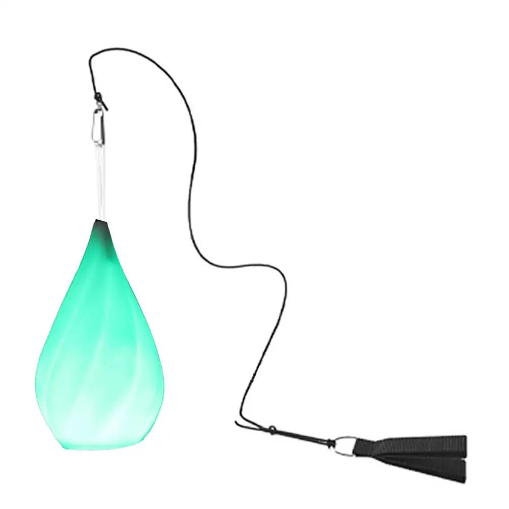 Light Up LED Balls com design Teardrop Bolas de malabarismo Brinquedos Rave Aderência confortável Luzes ergonômicas de fibra ótica para festas - Image 1