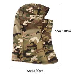 Balaclava de lã quente para homens, boné de esportes ao ar livre, cachecol de esqui, chapéus de ciclismo, inverno - Image 4
