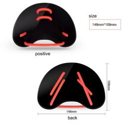 Luvas De Treinamento De Pás De Natação De Silicone para Adultos e Crianças, Luvas De Mão, Nadadeiras De Barbatanas, Acessórios Profissionais Para Esportes Aquáticos - Image 6