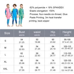 Crianças wetsuit chid terno molhado crianças roupa de banho ao ar livre fatos de banho wetsuits de uma peça para o verão natação surf mergulho - Image 6
