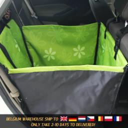 Cawayi canil pet portadores cão assento do carro capa de transporte para cães gatos esteira cobertor traseiro volta protetor rede transportin perro - Image 2